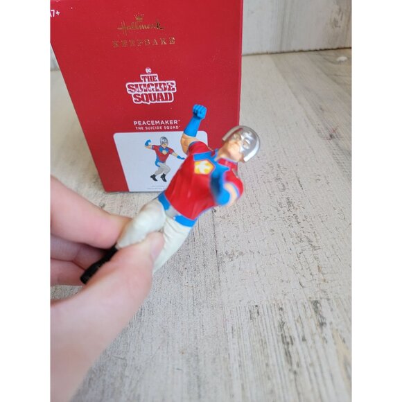 Hallmark Suicide Squad Peacemaker villain hero ornament Xmas - Picture 2 of 6